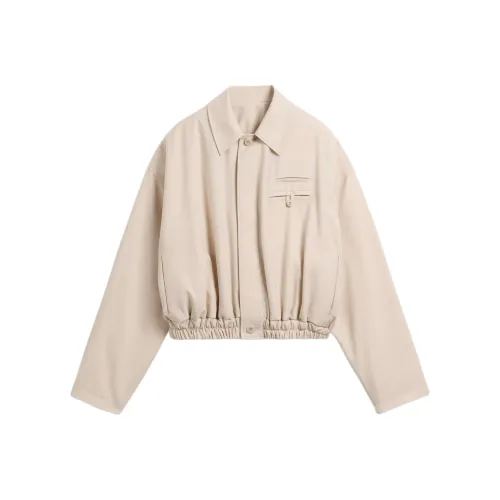 Jacquemus Светлый Бежевый/Светлый Бежевый Мужские Куртки