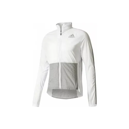 Adidas AZ TRACK JKT M Спортивный ретро стиль Воротник-стойка Куртки Мужской Белый