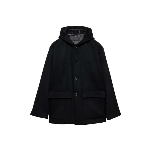 PRADA SS24 Куртки и Пальто Мужской Черный