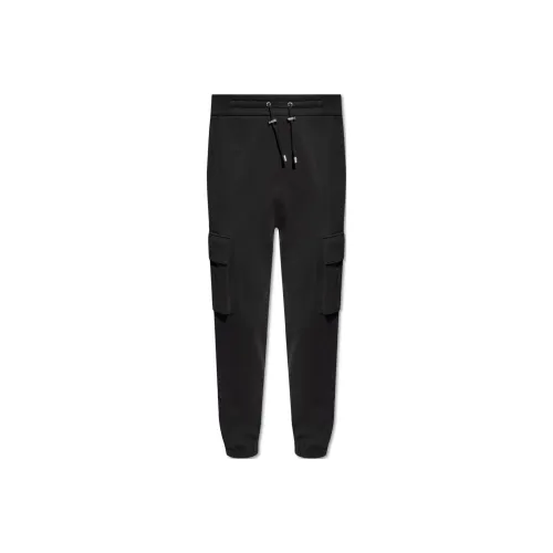BALMAIN Мужские карго-брюки черного цвета