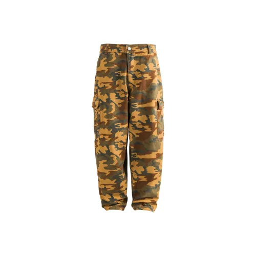 ME DA IGUAL Джинсы Мужские Желтые Камуфляжные