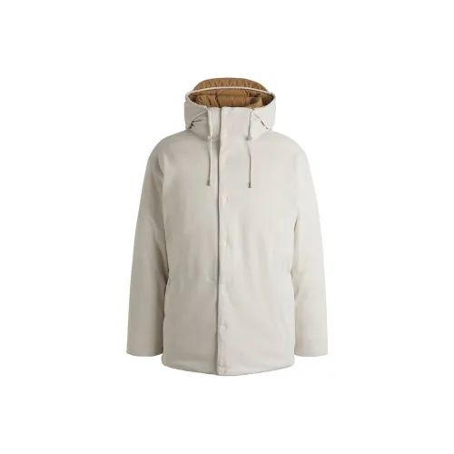 HUGO BOSS Пуховик Мужской Бежевый