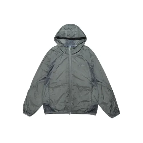 Guuka Light Gray Men's Trench Guuka Светло-серый Мужской Тренч