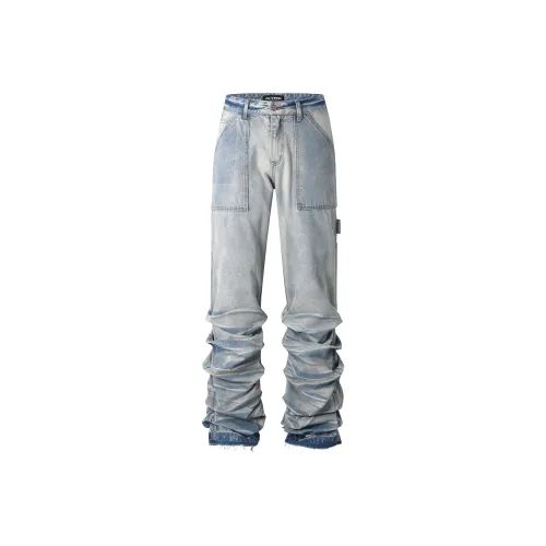 г TRE Светло-синие Унисекс Джинсы