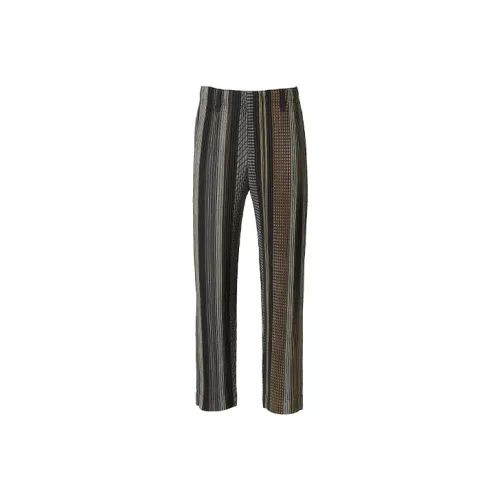 Homme Plissé Issey Miyake Многоцветные Мужские Повседневные Брюки