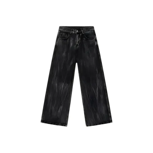 AYEA Джинсы Унисекс Камень Мытый Серый