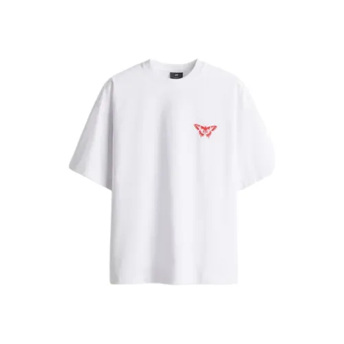 H&M Белые Мужские T-рубашки