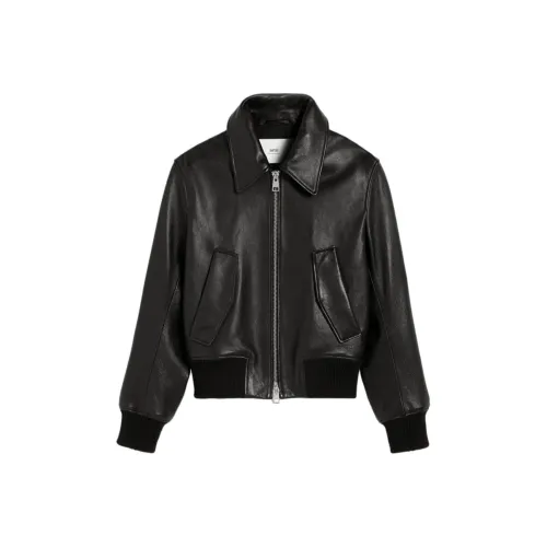 AMIPARIS Кожа Куртка Унисекс Черный