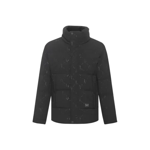 LESS IS MORE Пуховик Мужской Черный