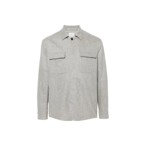 Eleventy FIRSTCLASS Made IN Italy FW24 Куртки и Пальто Мужской Серый