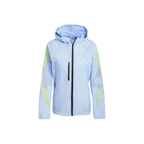 Adidas Куртка Унисекс Глянцевое покрытие Синий