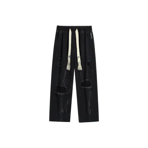 BEENTRILL Черные Унисекс Джинсы