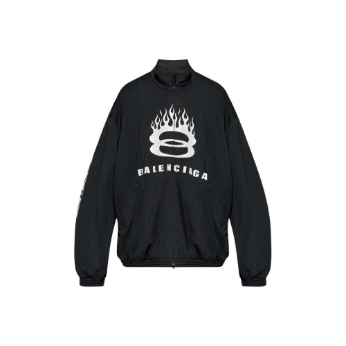 Balenciaga SS24 Куртки и Пальто Свободный крой Мужской Черный