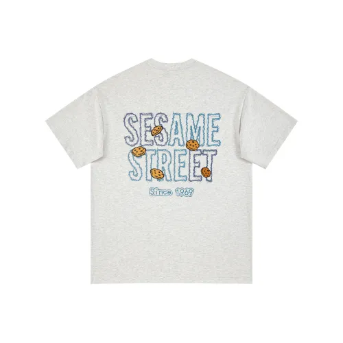 Улица Сезам Короткий рукав T-рубашки Унисекс