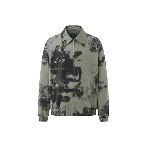 CHINISM Blackwater series Куртки Пальто Унисекс Серый Зеленый