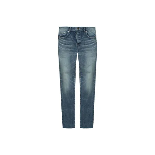 SAINT LAURENT Blue Men's Jeans SAINT LAURENT Синий Мужские Джинсы