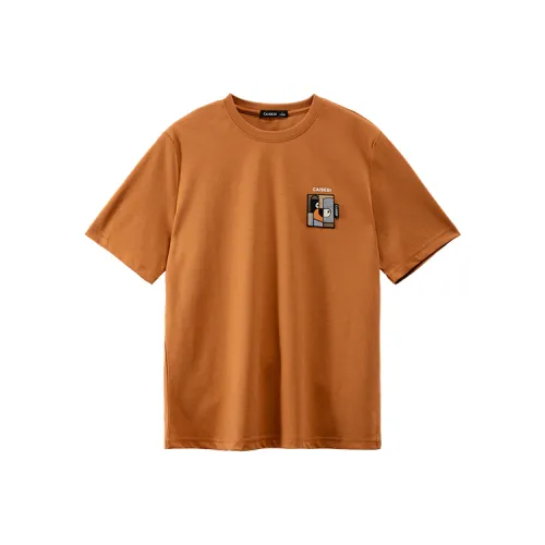 CAISEDI Orange Мужская T-рубашка