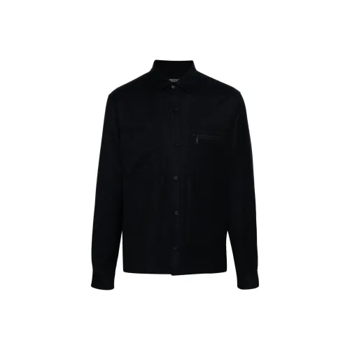 Ermenegildo Zegna Мужские куртки морского синего цвета