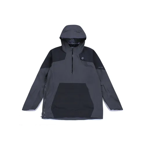 GUUKA TECH Тренчкот Унисекс Темно-серый