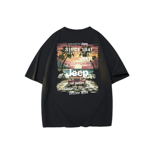 JEEP Garden Forest Лайфстайл T-рубашка Унисекс