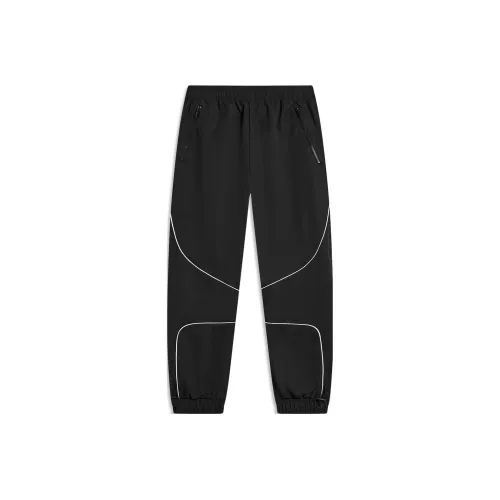 LINING Sports Life Collection Черные Мужские Вязаные Тренировочные Штаны