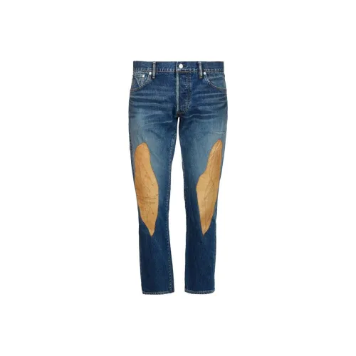 Visvim Men's Blue Jeans Visvim Мужские синие джинсы