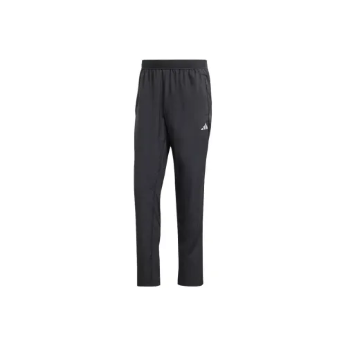 Adidas Платье с хвостом Essentials Seasonal Ткани вязаные Training Pants Вязаные тренировочные брюки Мужской Черный