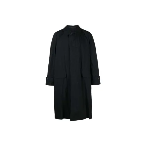 And Wander Тренчкот Мужской Черный