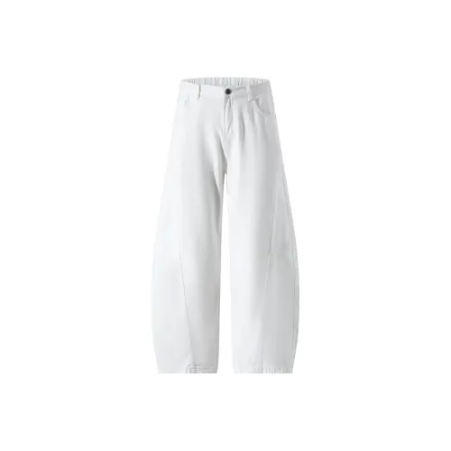 EVBD Джинсы Унисекс Потертый Серый