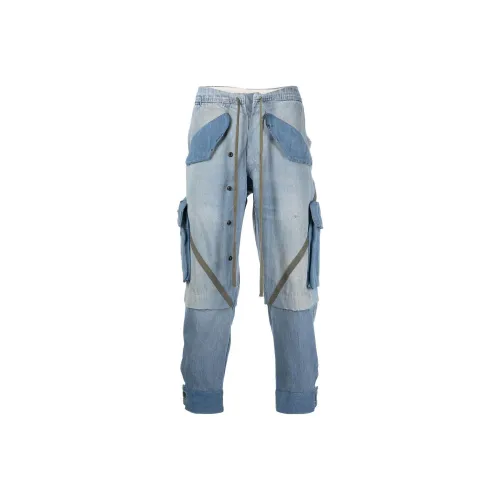 GREG LAUREN Blue Men's Jeans GREG LAUREN Синий Мужской Джинсы