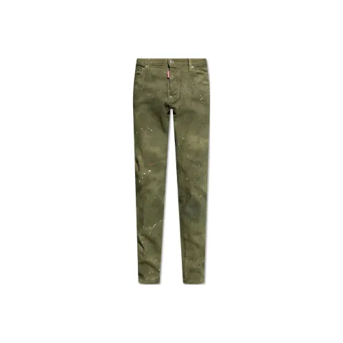 DSQUARED 2 Green Men's Jeans DSQUARED 2 Зеленые Мужские Джинсы