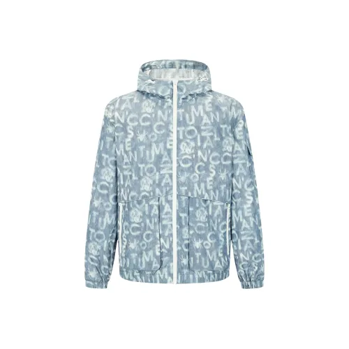 C'N'C Trend series Куртки Пальто Мужской Серый Узор