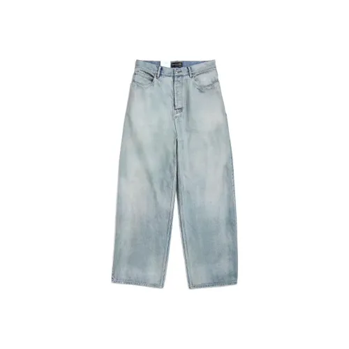 Balenciaga SS24 Джинсы Свободного кроя Унисекс Синий