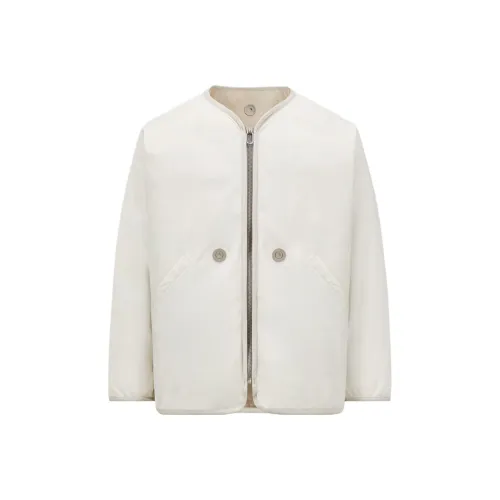 Moncler Пуховик Унисекс Айвори Белый