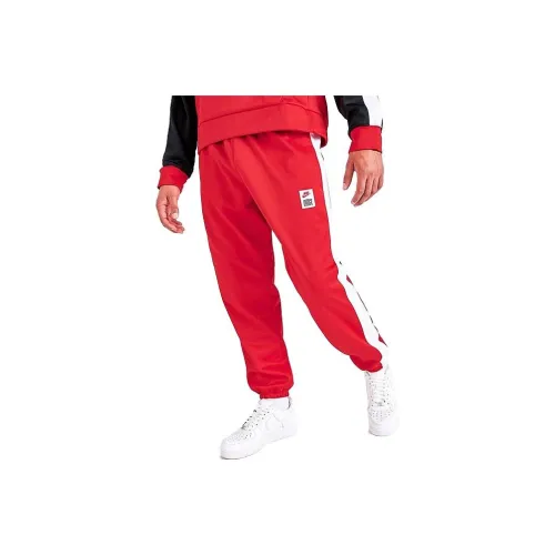 Nike Red Men's Knitted Training Pants Nike Красные Мужские Вязаные Тренировочные Штаны