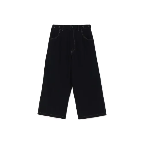 Yohji Yamamoto Джинсы Мужские Черные