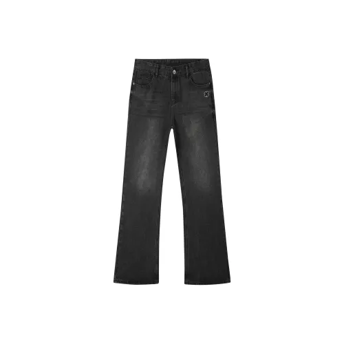 LUCKY BRAND Черно-серые Унисекс Джинсы