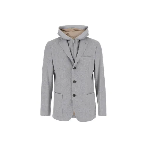 Eleventy FIRSTCLASS Made IN Italy Куртки Пальто Мужской Серый