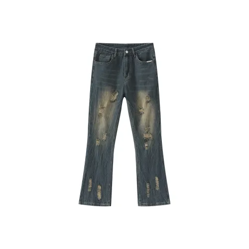 UPZCY Лазурные Унисекс Джинсы