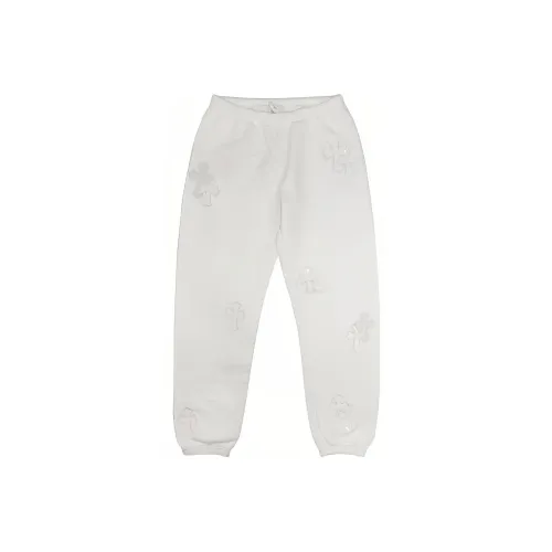 Chrome Hearts Белые Унисекс Повседневные Брюки