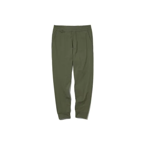 UNIQLO Вязаные спортивные брюки унисекс цвет полевой зеленый