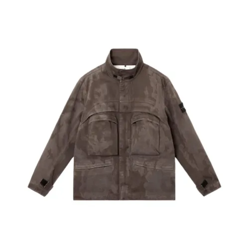 STONE ISLAND SS25 Куртки и Пальто Мужской Армейский Зеленый