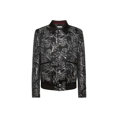 PHILIPP PLEIN SS24 Куртки и Пальто Мужской Черный