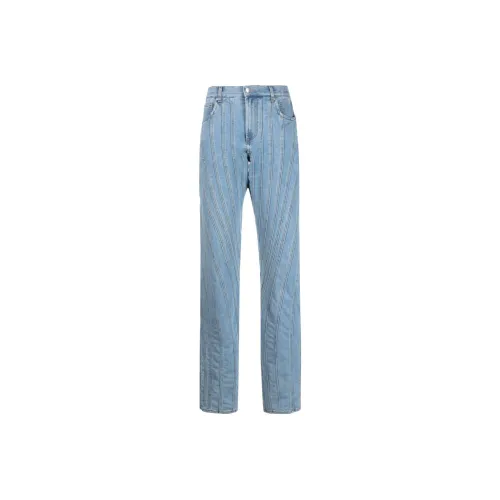 Mugler Синие Унисекс Джинсы