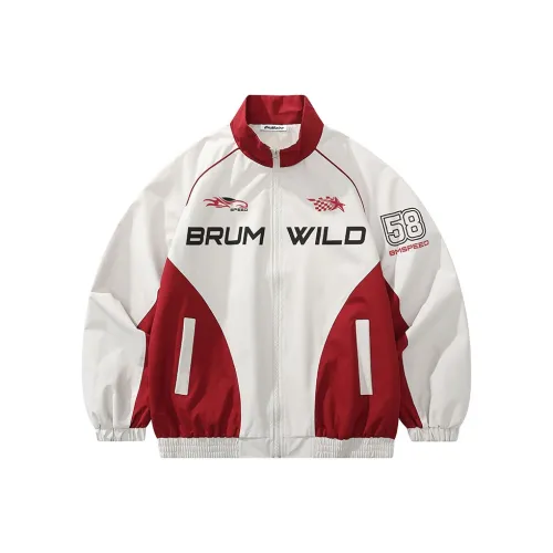 BRUMAIRE Куртки Пальто Унисекс Абрикос Красный