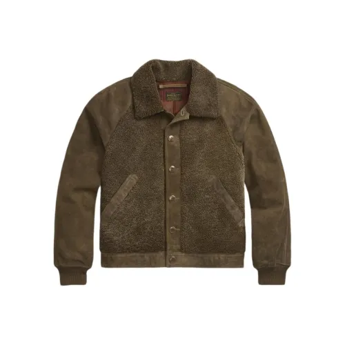 DOUBLE RL SS25 Куртки и Пальто Мужской Винтаж Коричневый