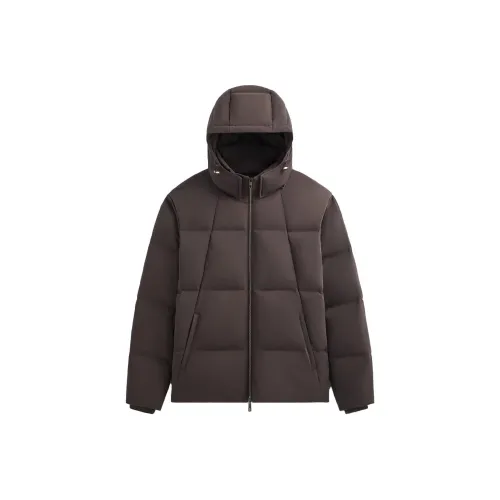 KITH x GIORGIO ARMANI FW24 Хлопковый пуховик Мужской Умбра