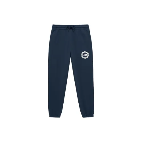 New Balance Blue Men's Knit Training Pants New Balance Синий Мужские Вязаные Тренировочные Штаны