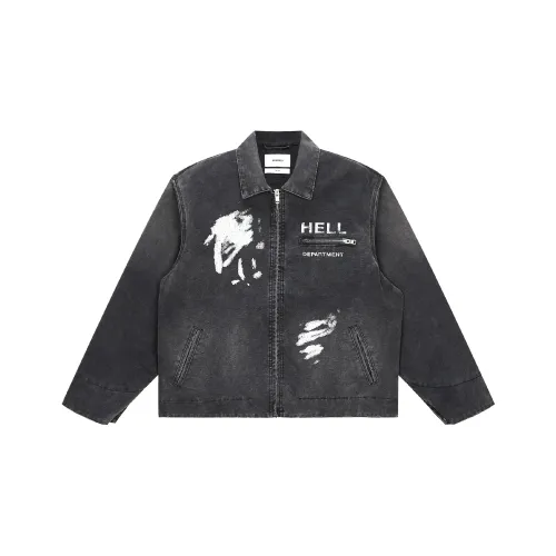 RESERFF Куртки и Пальто Мужской Винтажный Серый