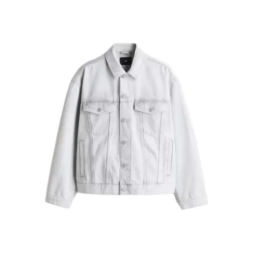 H M Denim Куртка Мужская Светло-Серый